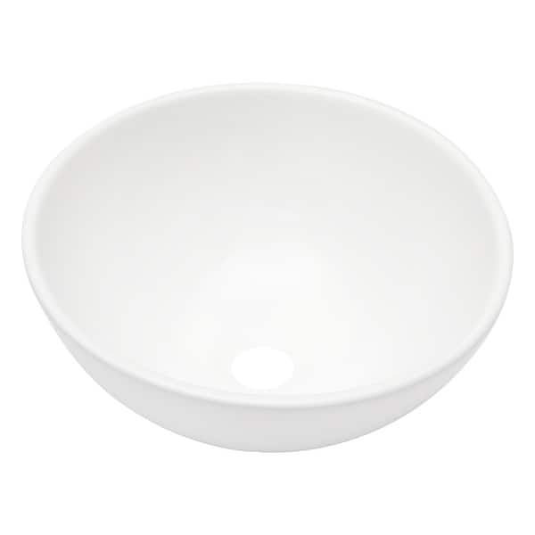 Lordear 13"x13" Round Above Counter Bathroom Vessel Sink 13x13x5